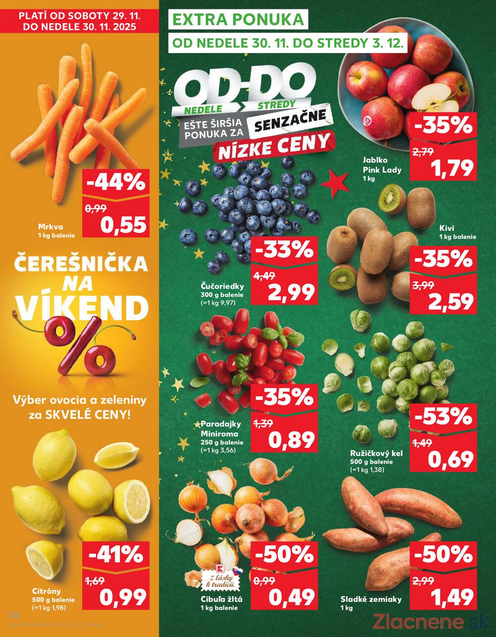 Leták Kaufland - Kaufland 27.11. - 3.12. - Kaufland Bratislava - Podunajské Biskupice - strana 72