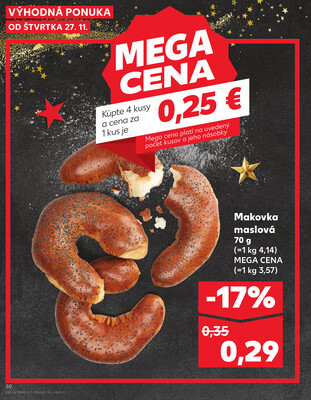 Kaufland 27.11. - 3.12. - Kaufland Košice - OC Galéria 