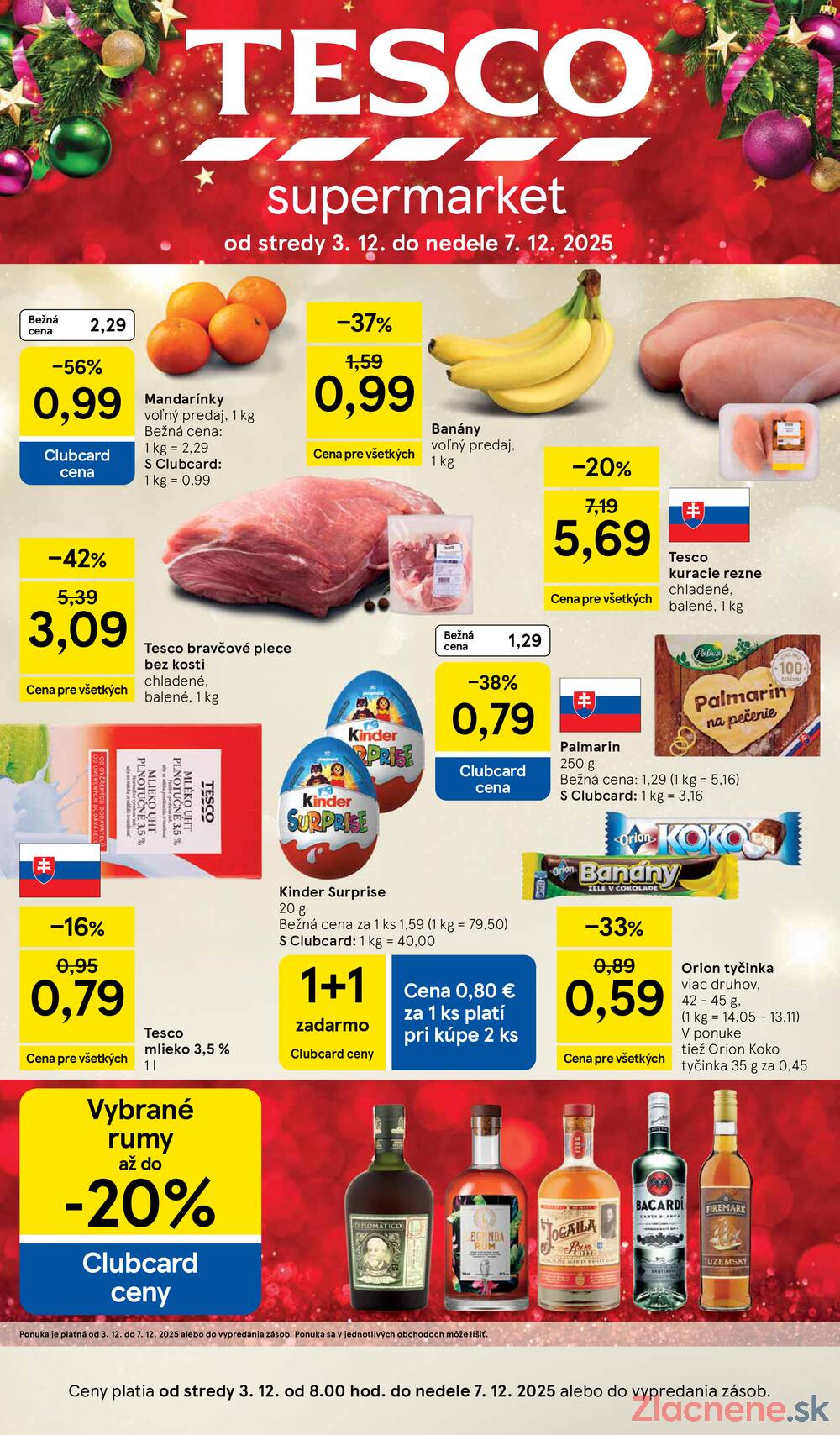 Leták Tesco
		  platný do 7.12.2025 - strana 1