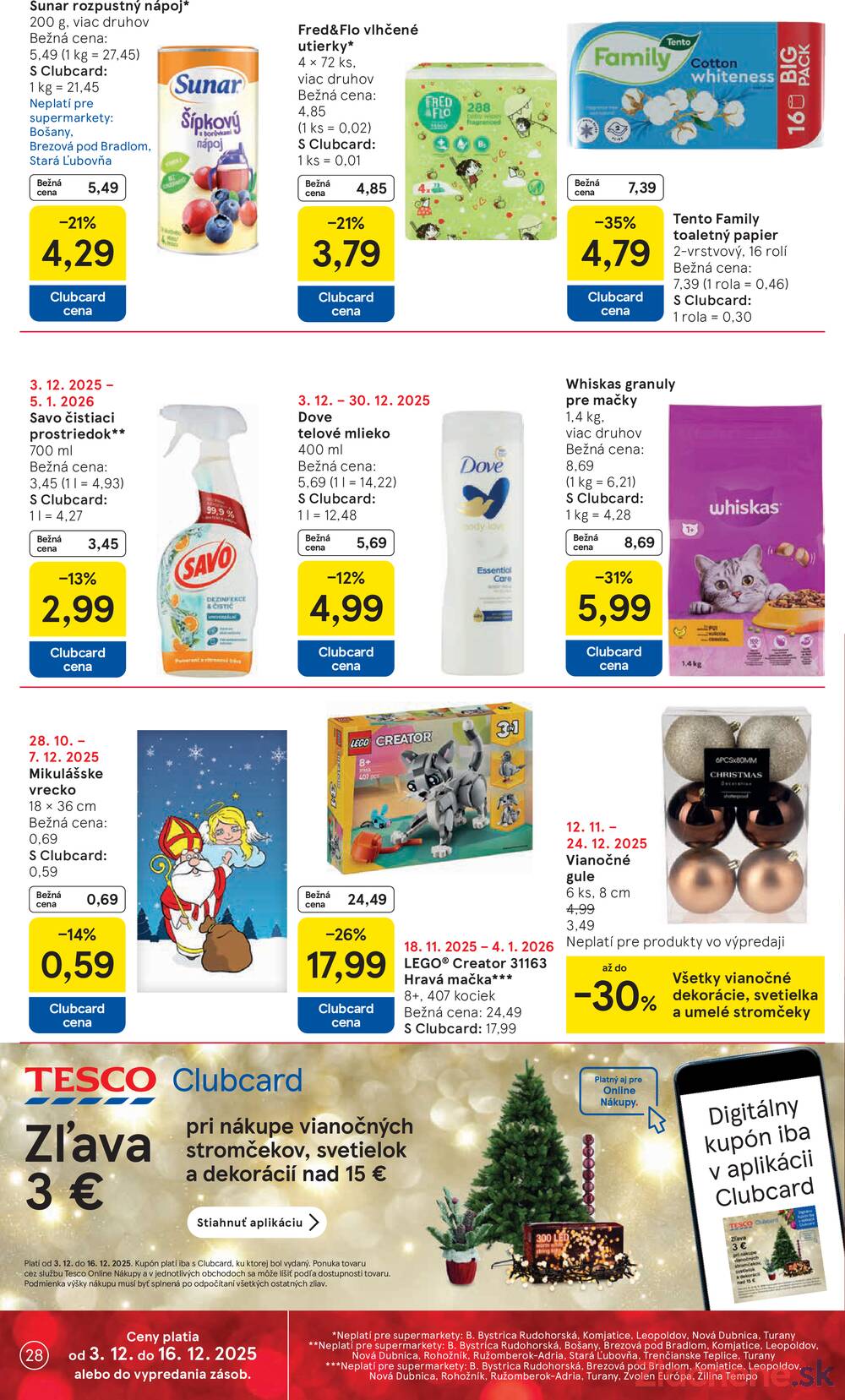 Leták Tesco
		  platný do 7.12.2025 - strana 28