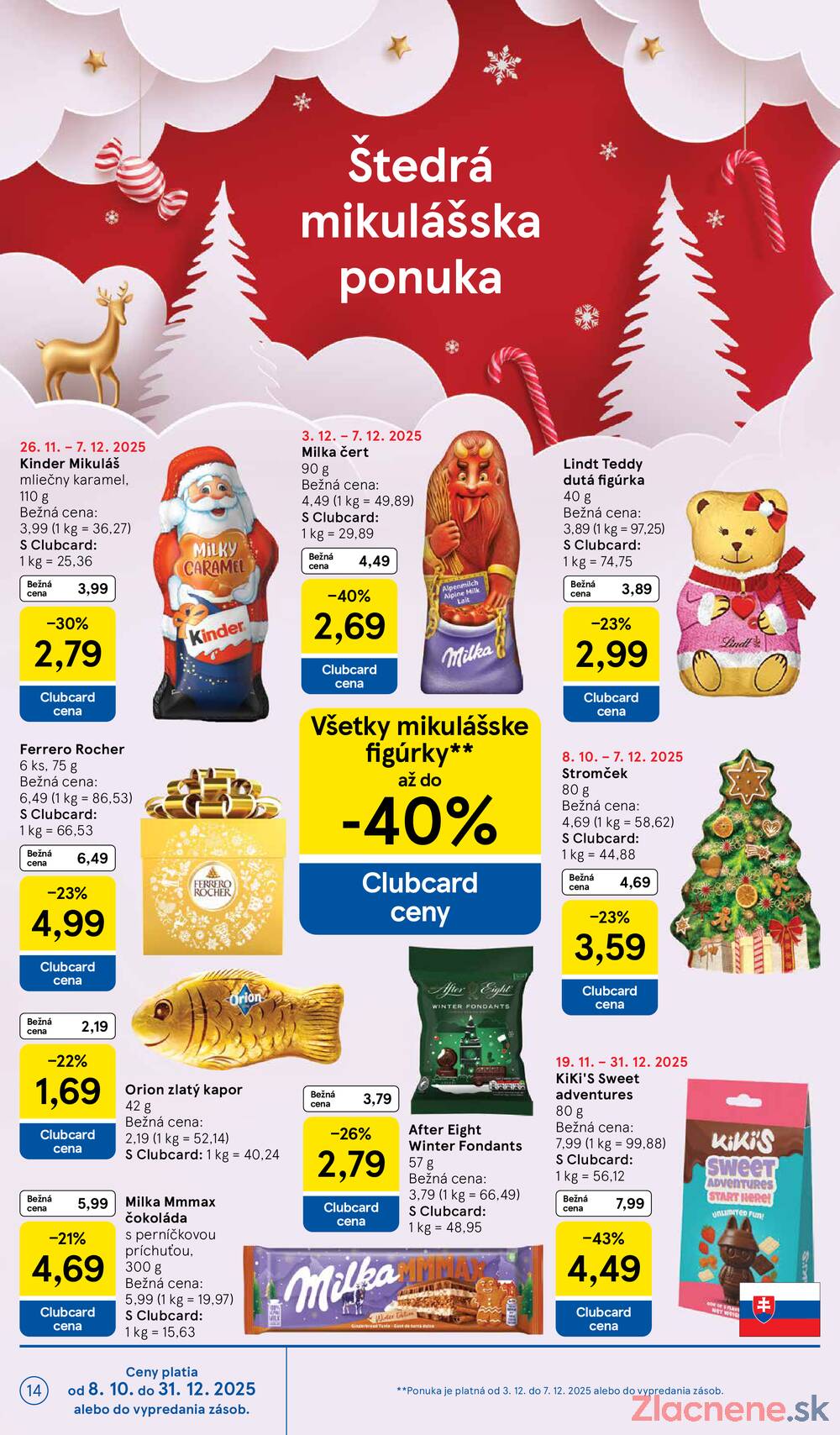 Leták Tesco
		  platný do 7.12.2025 - strana 14