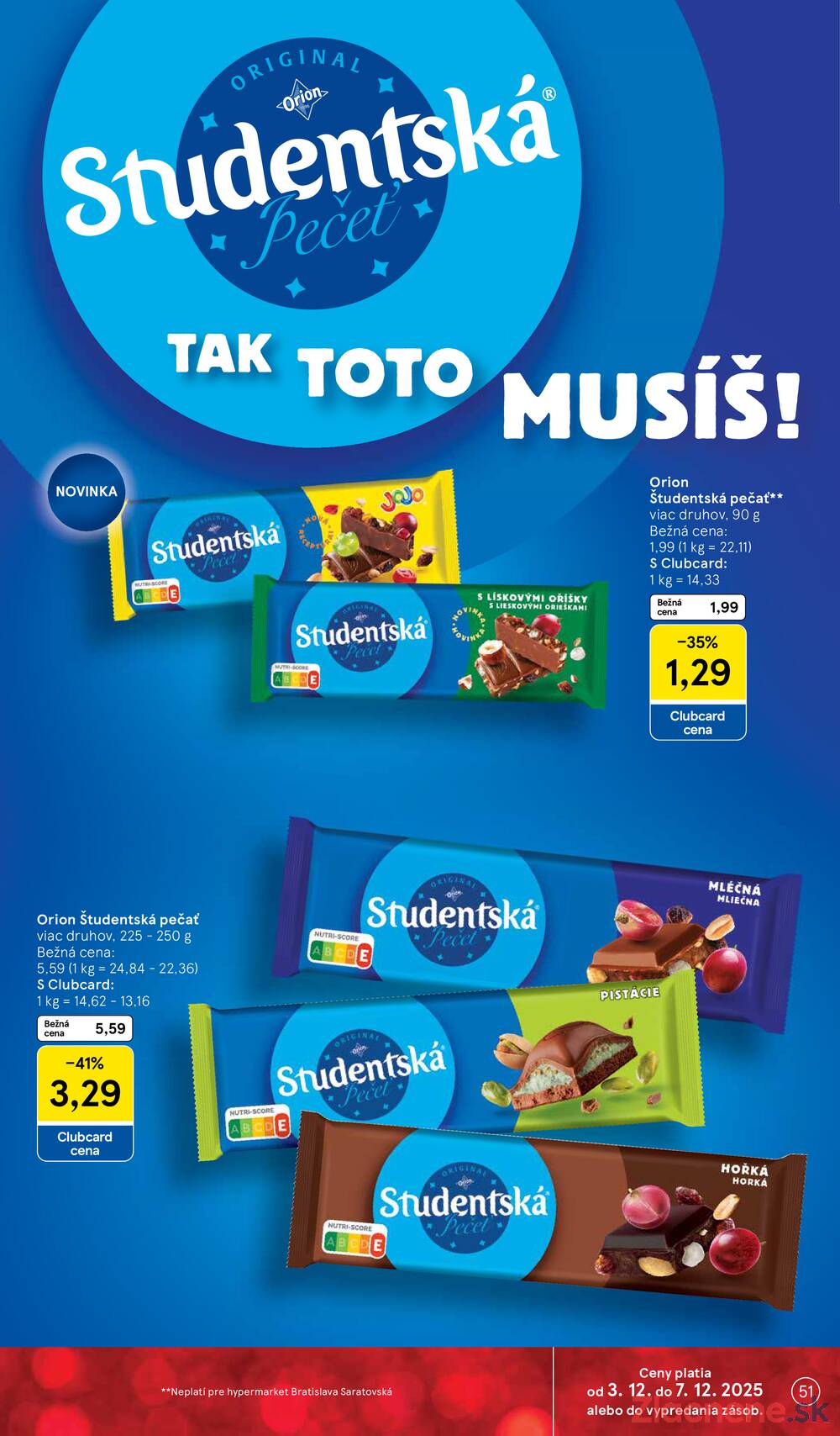 Leták Tesco
		  platný do 7.12.2025 - strana 51