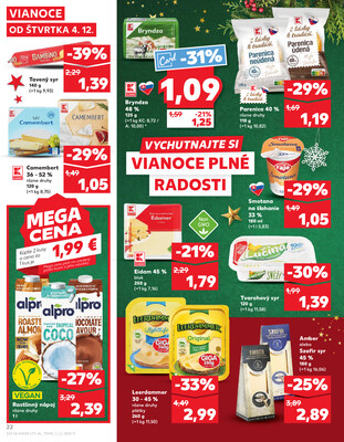 Leták Kaufland
		  platný do 10.12.2025 - strana 22