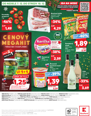 Kaufland 4.12. - 10.12. - Kaufland Piešťany