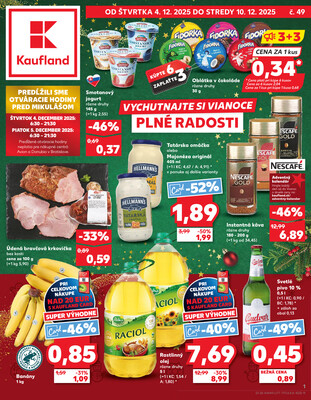 Leták Kaufland 4.12. - 10.12. - Kaufland Košice-Pri hati