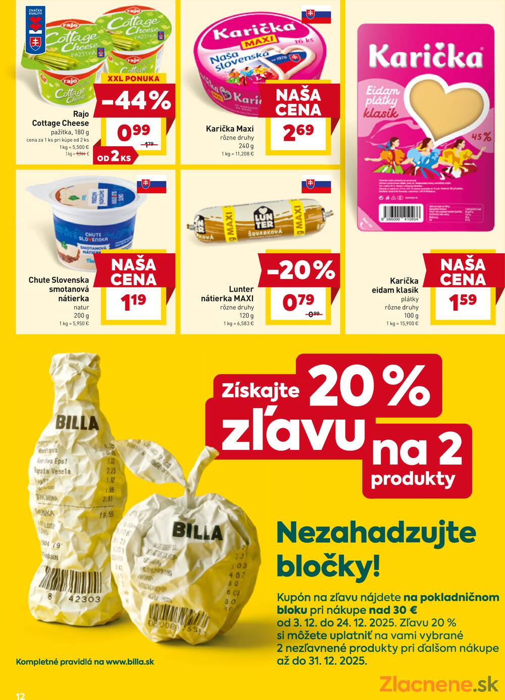 Leták Billa
platný do 9.12.2025 - strana 12