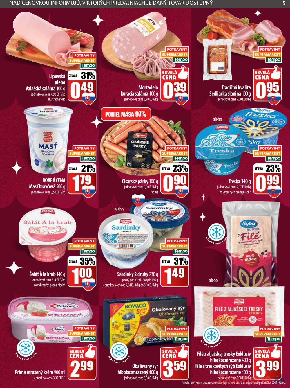 Leták COOP Jednota Slovensko - COOP do 10.12. - strana 5