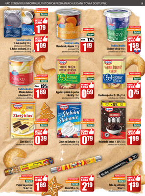 Leták COOP Jednota Slovensko
		  platný do 10.12.2025 - strana 9