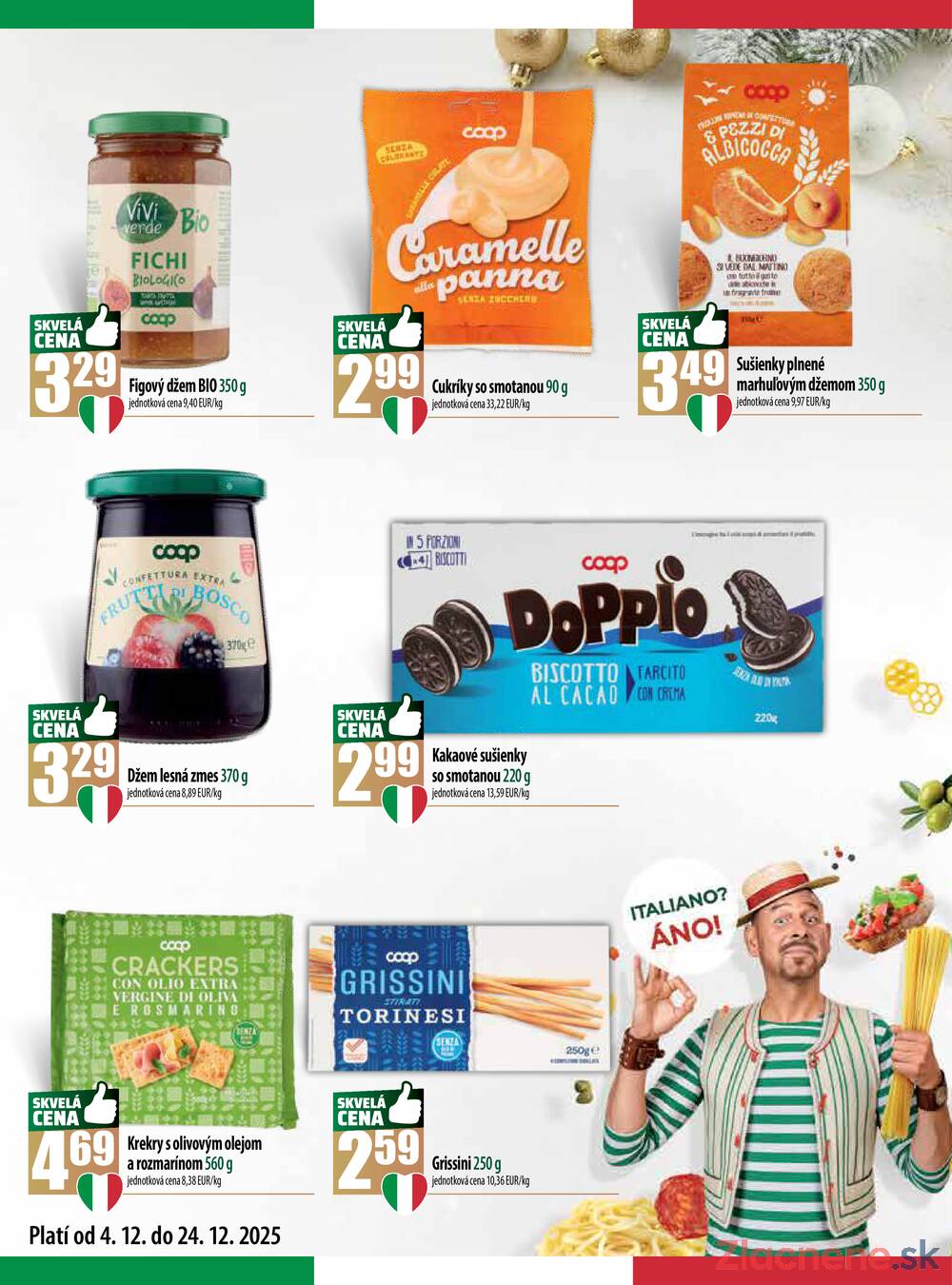 Leták COOP Jednota Slovensko
platný do 24.12.2025 - strana 7