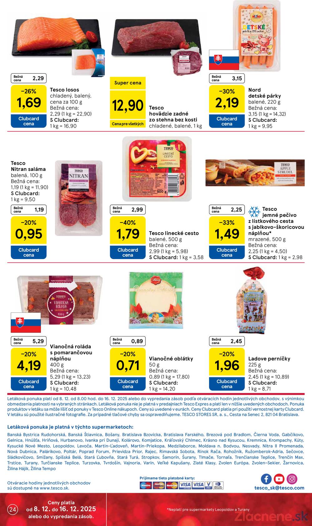Leták Tesco - Tesco supermarkety od 8.12. do 16.12.2025 - strana 24 Leták Tesco - Tesco supermarkety od 8.12. do 16.12.2025 - strana 24