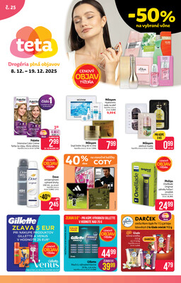 TETA drogerie : 1 leták
