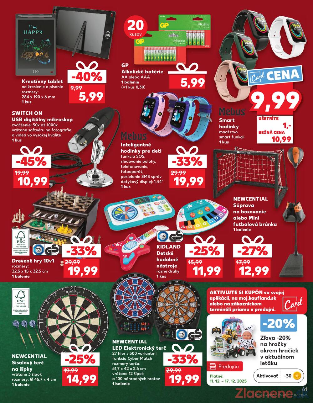 Leták Kaufland - Kaufland 11.12. - 17.12. - Kaufland Poprad - Jiřího Wolkera - strana 61 Leták Kaufland - Kaufland 11.12. - 17.12. - Kaufland Poprad - Jiřího Wolkera - strana 61