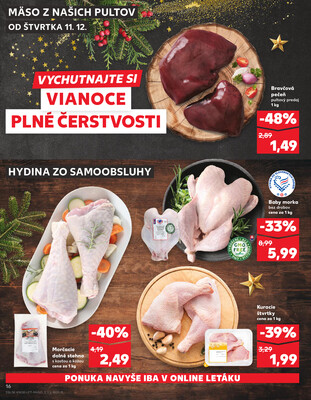 Kaufland 11.12. - 17.12. - Kaufland Poprad - Jiřího Wolkera