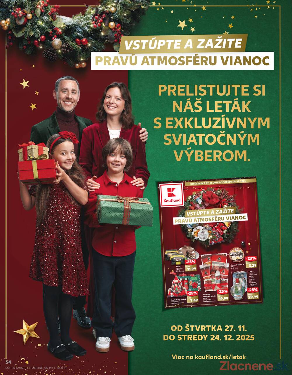 Leták Kaufland - Kaufland 11.12. - 17.12. - Kaufland  Bratislava - Zahorska Bystrica - strana 54