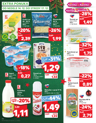 Kaufland 11.12. - 17.12. - Kaufland  Bratislava - Zahorska Bystrica