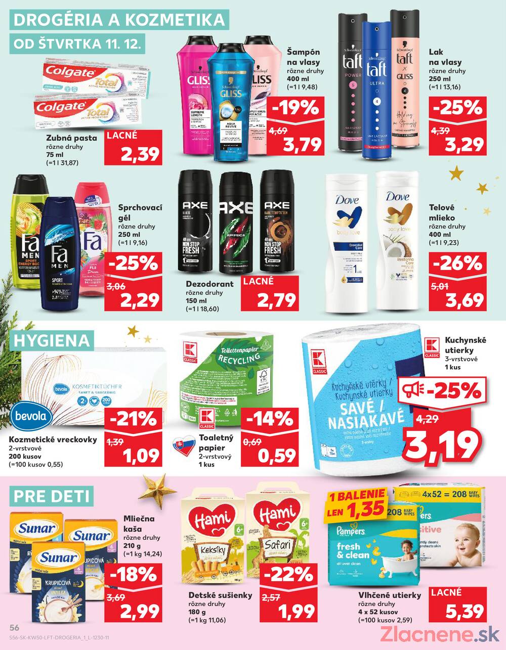 Leták Kaufland - Kaufland 11.12. - 17.12. - Kaufland Zvolen - strana 56