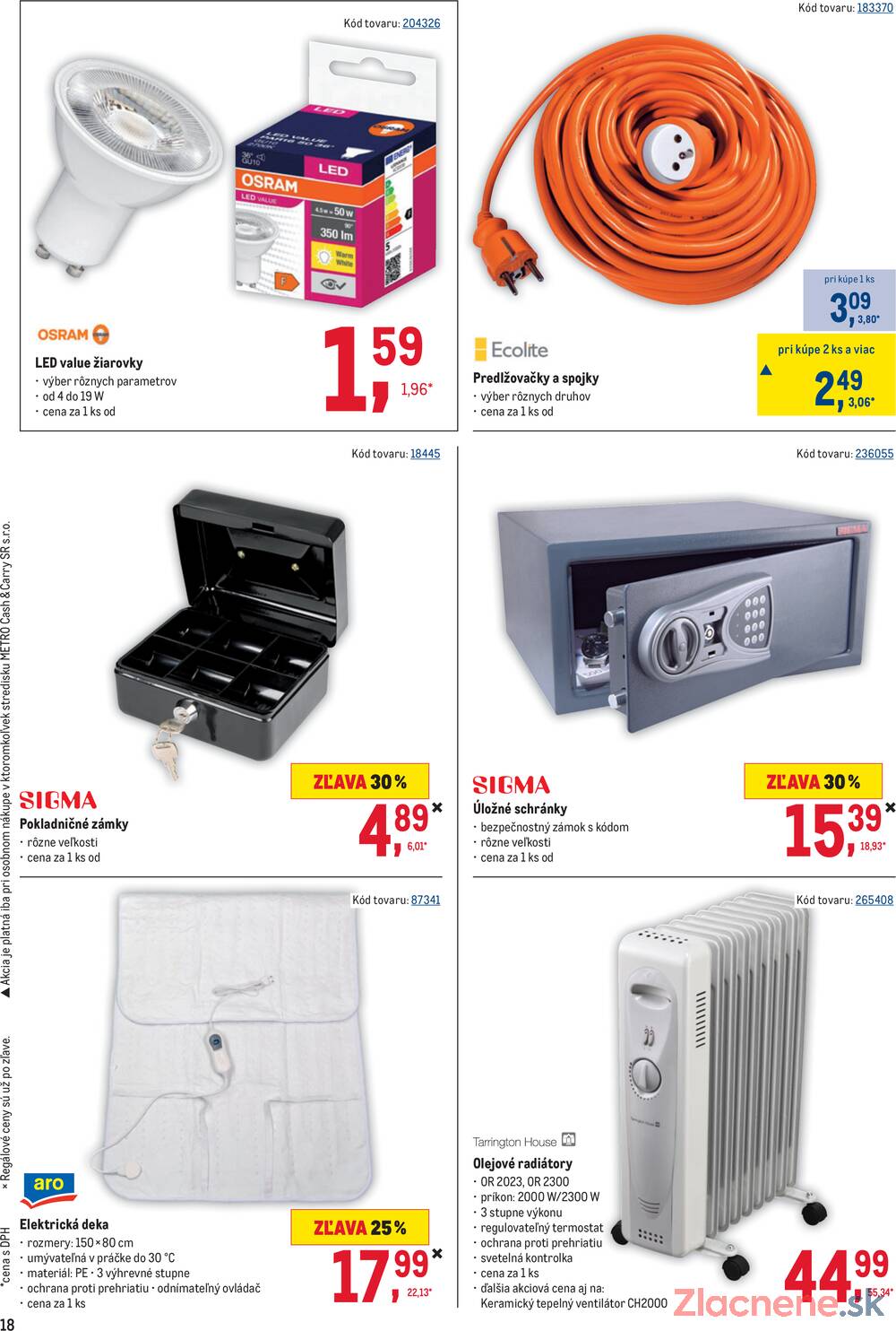 Leták METRO - Metro Kancelária do 13.1. - strana 18