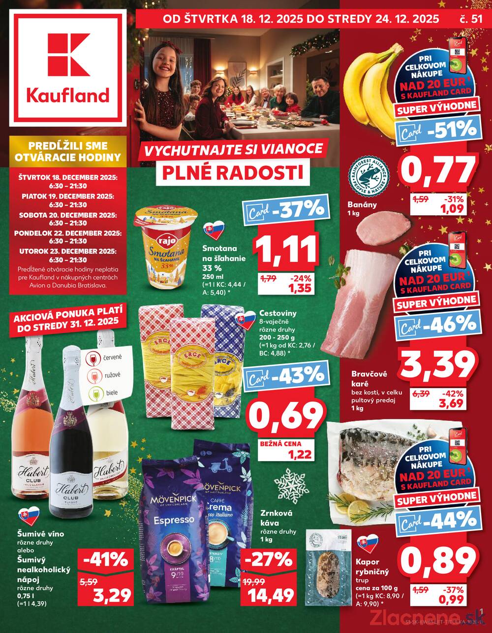 Leták Kaufland - Kaufland 18.12. - 24.12. - Kaufland Brezno - strana 1