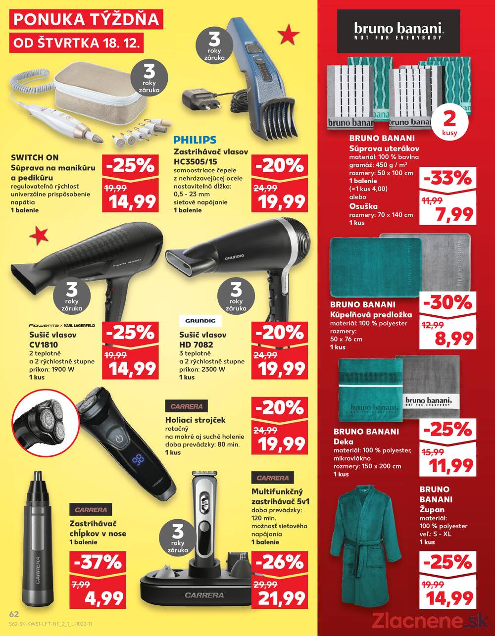 Leták Kaufland - Kaufland 18.12. - 24.12. - Kaufland Brezno - strana 62