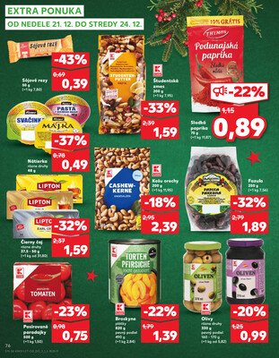 Kaufland 18.12. - 24.12. - Kaufland Brezno