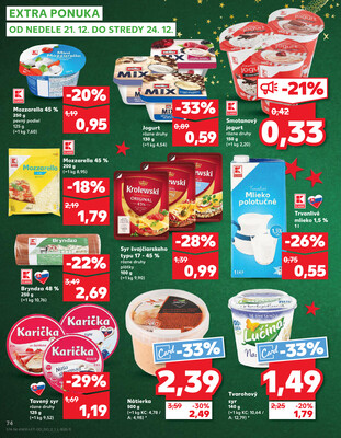 Kaufland 18.12. - 24.12. - Kaufland Bytča