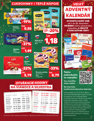 Kaufland 18.12. - 24.12. - Kaufland Bardejov