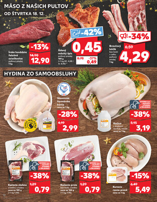 Kaufland 18.12. - 24.12. - Kaufland Šaľa