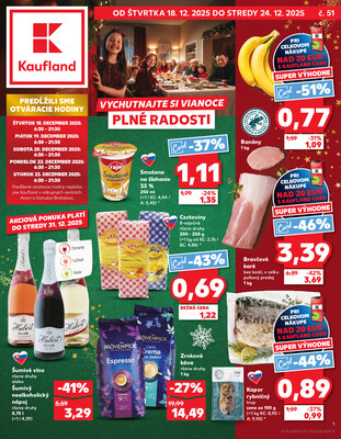 Leták Kaufland 18.12. - 24.12. - Kaufland Zlaté Moravce