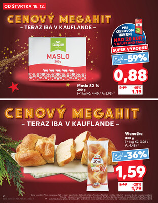 Kaufland 18.12. - 24.12. - Kaufland Zlaté Moravce