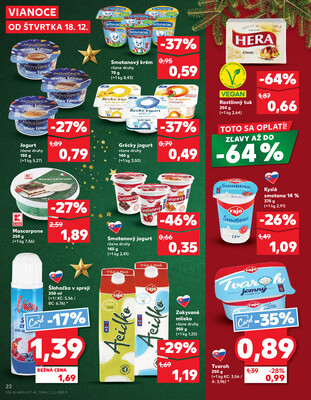 Kaufland 18.12. - 24.12. - Kaufland Zlaté Moravce