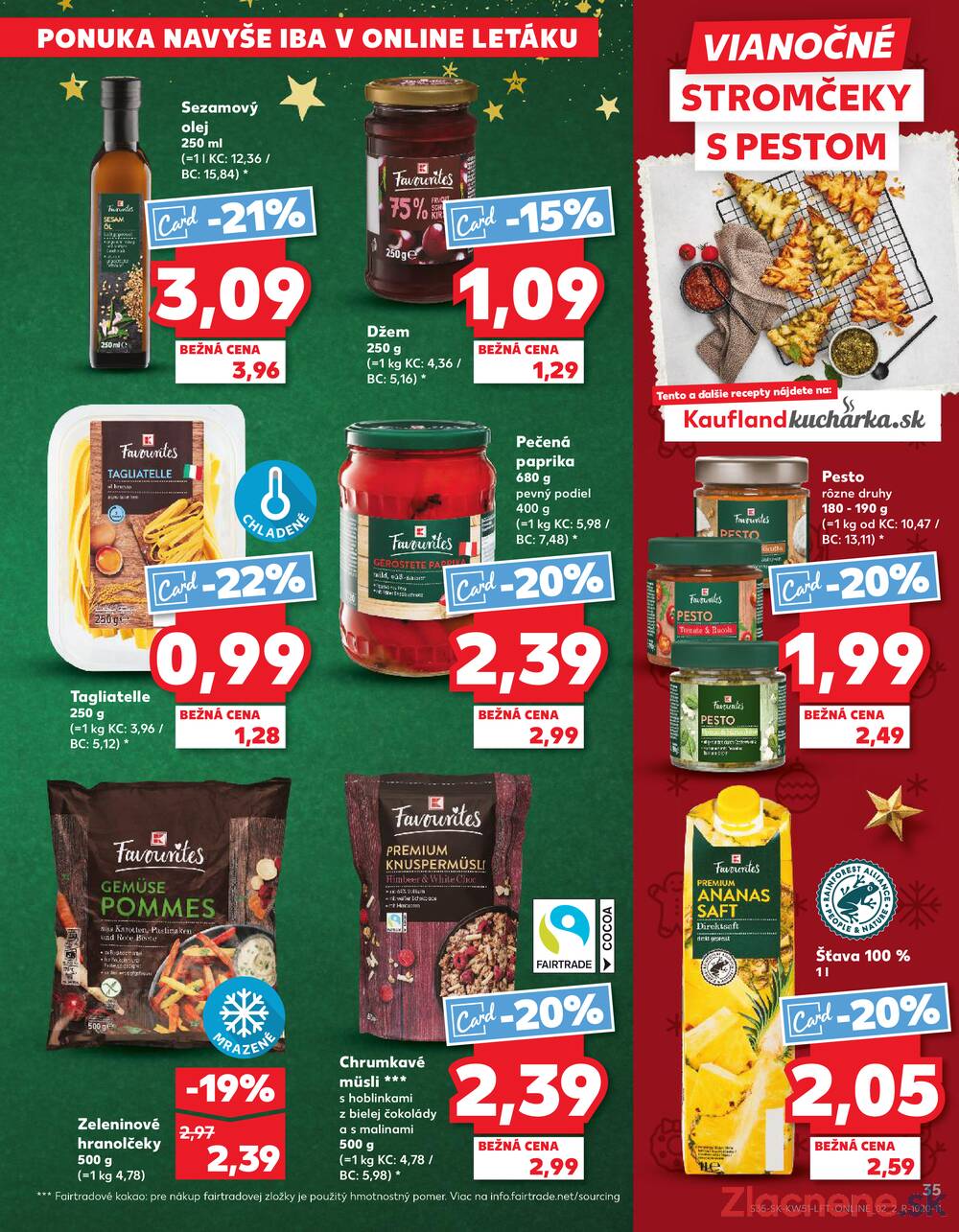 Leták Kaufland - Kaufland 18.12. - 24.12. - Kaufland Liptovský Mikuláš - strana 35 Leták Kaufland - Kaufland 18.12. - 24.12. - Kaufland Liptovský Mikuláš - strana 35