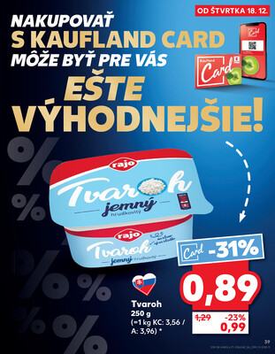 Kaufland 18.12. - 24.12. - Kaufland Liptovský Mikuláš