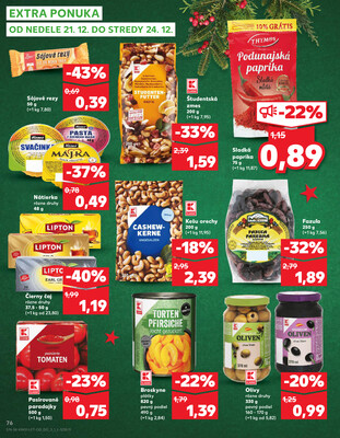 Kaufland 18.12. - 24.12. - Kaufland Liptovský Mikuláš