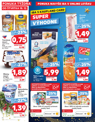 Kaufland 18.12. - 24.12. - Kaufland Žiar nad Hronom