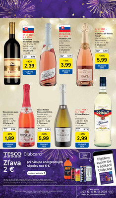 Tesco supermarkety od 27.12. do 31.12.2025