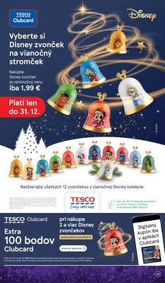 Tesco supermarkety od 27.12. do 31.12.2025