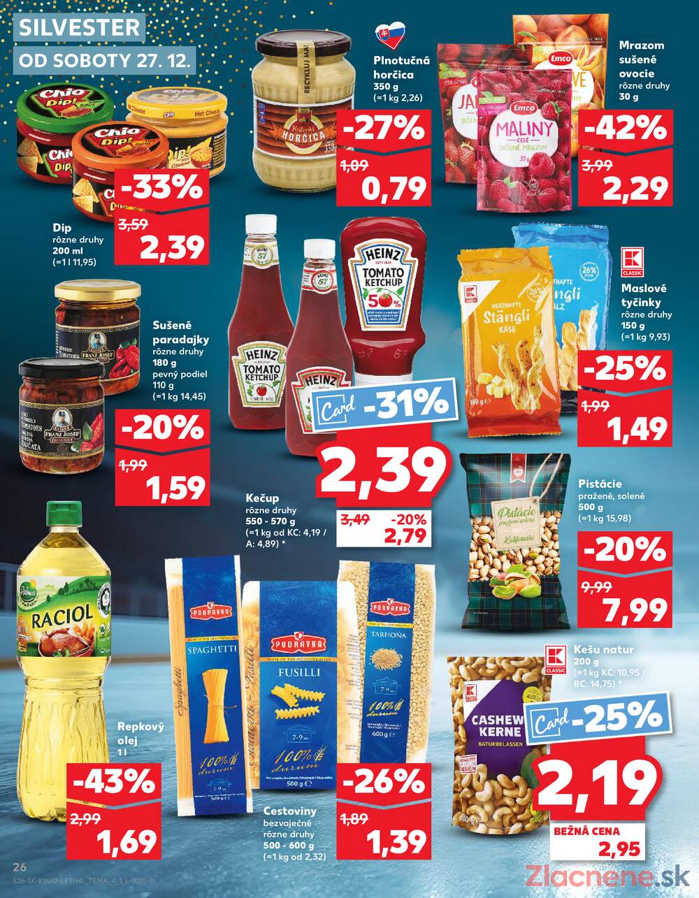 Leták Kaufland - Kaufland 27.12. - 31.12. - Kaufland Detva - strana 26