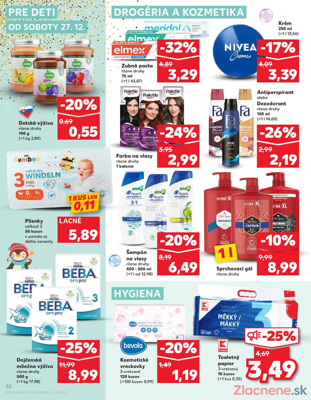 Leták Kaufland - Kaufland 27.12. - 31.12. - Kaufland Poprad - Jiřího Wolkera - strana 52