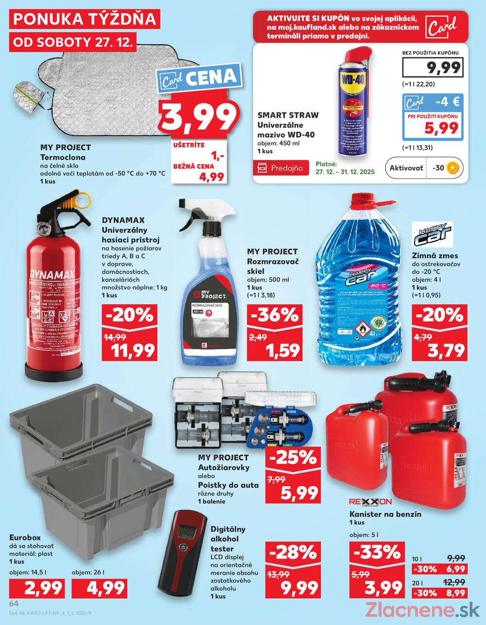 Leták Kaufland - Kaufland 27.12. - 31.12. - Kaufland Bratislava - Rača - strana 64