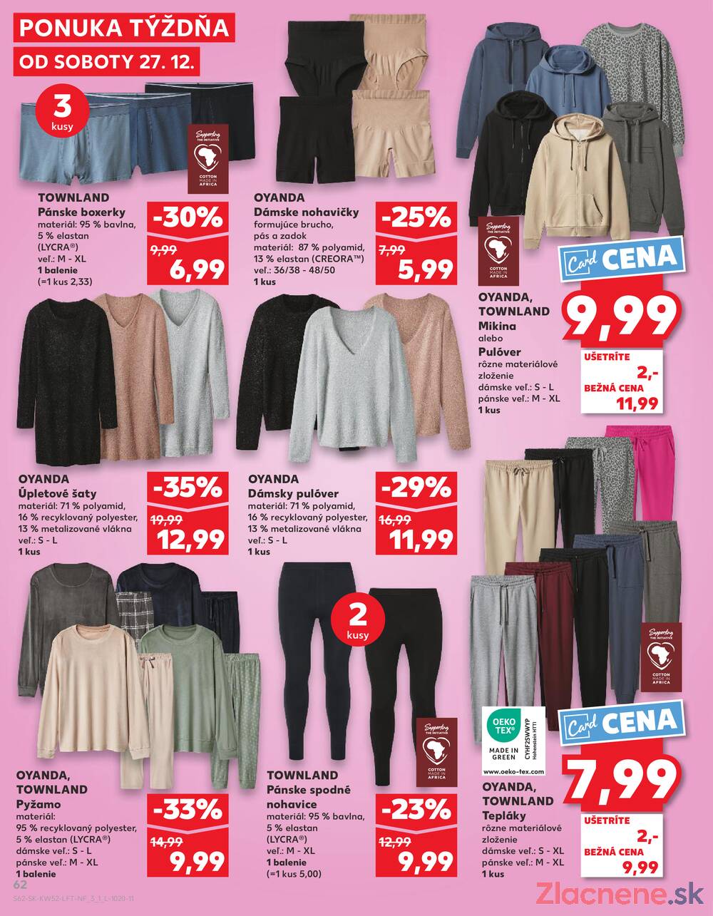 Leták Kaufland - Kaufland 27.12. - 31.12. - Kaufland Bratislava - Podunajské Biskupice - strana 62