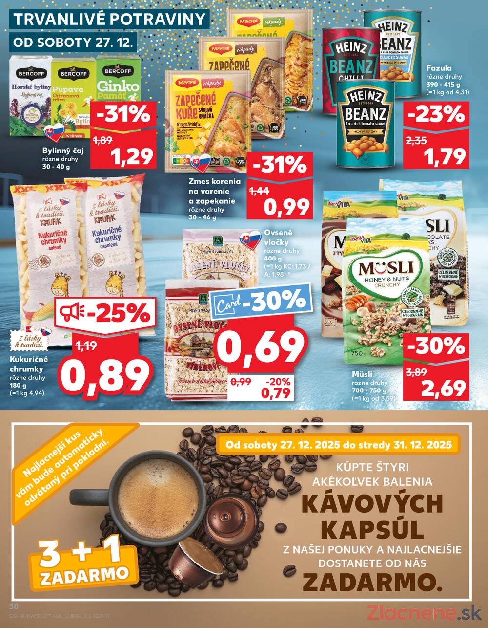 Leták Kaufland - Kaufland 27.12. - 31.12. - Kaufland Trnava - strana 30