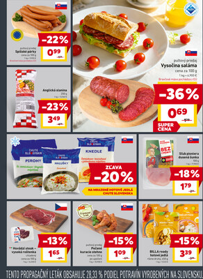 BILLA od 2.1. do 6.1.2026