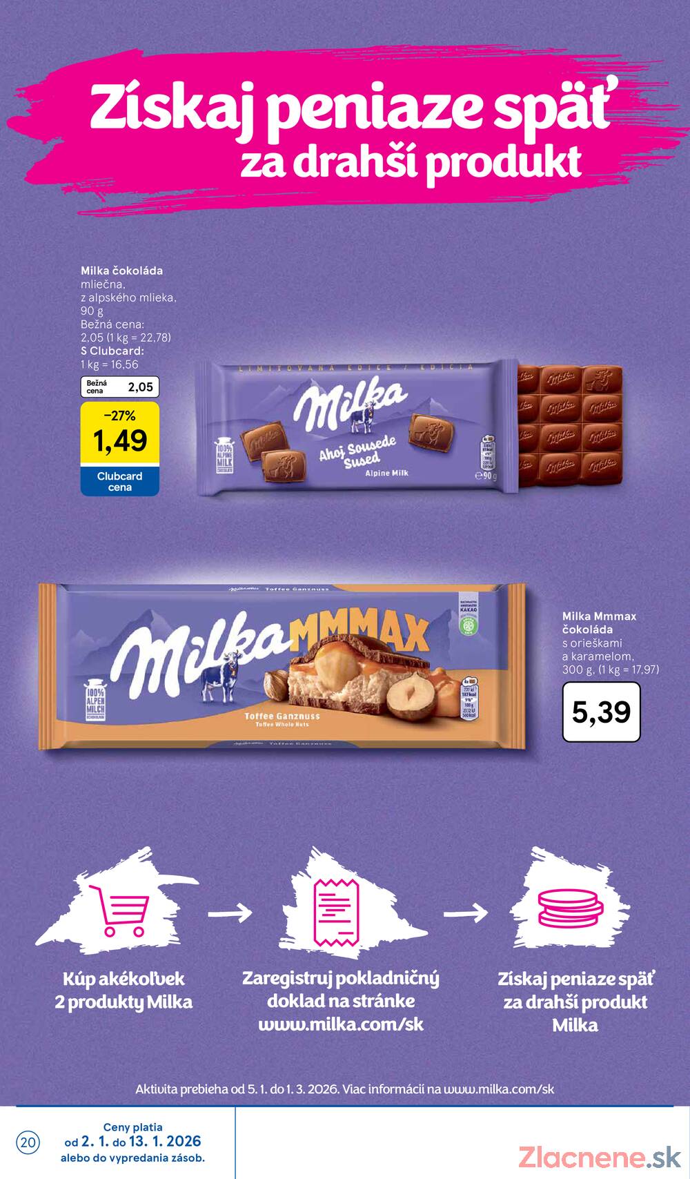 Leták Tesco - Tesco supermarkety od 2.1. do 6.1.2026 - strana 20