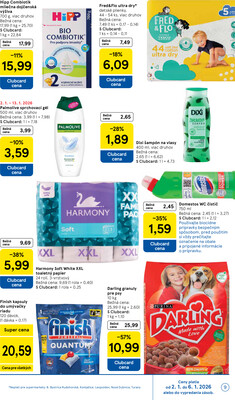 Tesco supermarkety od 2.1. do 6.1.2026