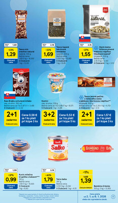 Tesco supermarkety od 2.1. do 6.1.2026