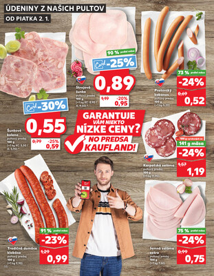 Kaufland 2.1. - 7.1. - Kaufland Rožňava