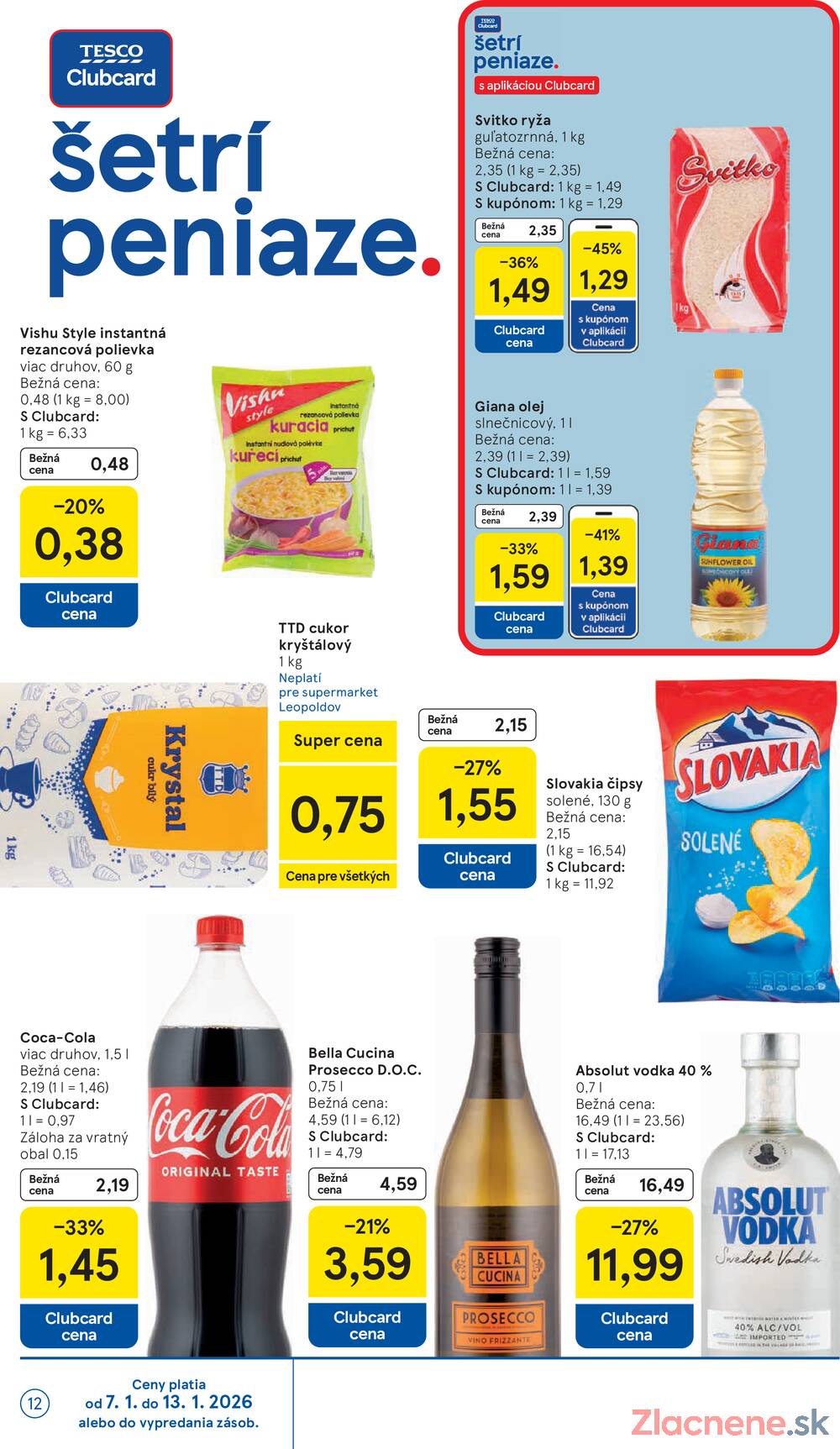 Leták Tesco - Tesco supermarkety od 7.1. do 13.1.2026 - strana 12 Leták Tesco - Tesco supermarkety od 7.1. do 13.1.2026 - strana 12