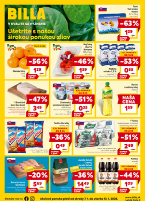 Leták BILLA od 7.1. do 13.1.2026