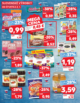 Kaufland 8.1. - 14.1. - Kaufland Poprad - Jiřího Wolkera