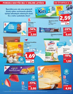 Kaufland 8.1. - 14.1. - Kaufland Poprad - Jiřího Wolkera